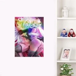 Mily Lifestyle Dragon Ball X My Hero Academia Android 21 & Mina Ashido Pin Up "5 X 7" Metallic Glossy Art Print 7 Mily Lifestyle Dragon Ball X My Hero Academia Android 21 & Mina Ashido Pin Up