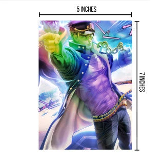 Mily Lifestyle JoJo's Bizarre Adventure Jotaro Kujo "5 X 7" Metallic Glossy Art Print 4 Mily Lifestyle JoJo's Bizarre Adventure Jotaro Kujo "5 X 7" Metallic Glossy Art Print
