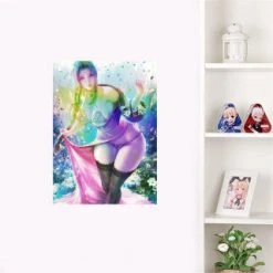 Mily Lifestyle Final Fantasy Aerith Gainsborough "5 X 7" Metallic Glossy Art Print 7 Mily Lifestyle Final Fantasy Aerith Gainsborough