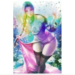 Mily Lifestyle Final Fantasy Aerith Gainsborough "5 X 7" Metallic Glossy Art Print